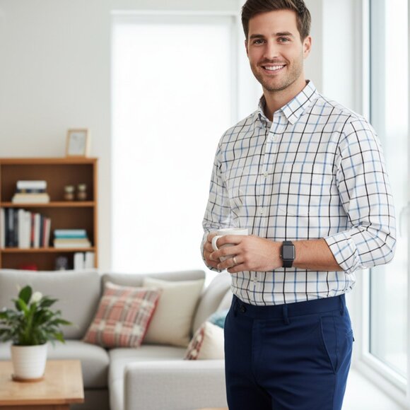 Banana Republic Polo Long Sleeve for Men - Picture 5 of 7